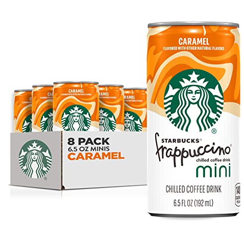 Starbucks Frappuccino, Caramel, Mini, 6.5oz 8pk