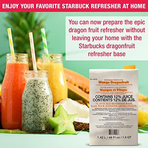 Starbucks Mango Dragonfruit Base Juice Double Strength Concentra