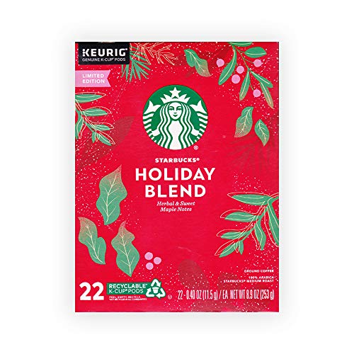 Holiday Blend Medium Roast Coffee Single-Cup Coffee For Keurig B
