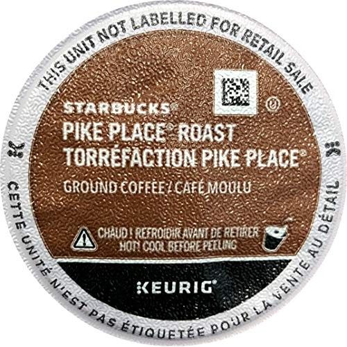Starbucks Pike Place Coffee, Medium, Keurig K-Cups, 60 Ct