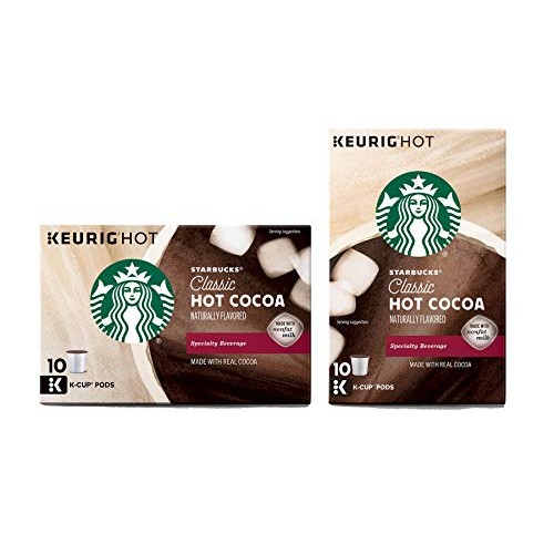 Starbucks Classic Hot Cocoa Naturally Flavored 10 K-Cups Box Of 2
