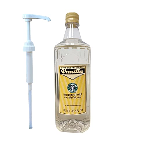 Starbucks Authentic Flavoring Syrup For Coffee And Tea With Whit