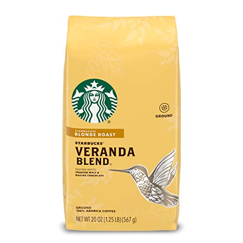 Starbucks Blonde Roast Ground Coffee — Veranda Blend — 100% Arab