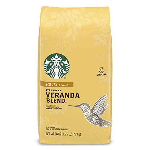Starbucks Blonde Roast Ground Coffee — Veranda Blend — 100% Arab