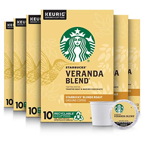 Starbucks Blonde Roast K-Cup Coffee Pods — Veranda Blend For Keu
