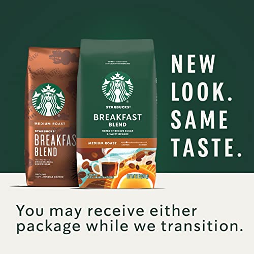 Starbucks Medium Roast Whole Bean Coffee — Breakfast Blend — 100