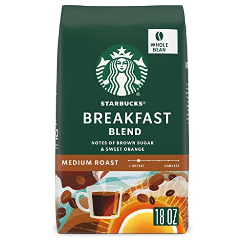 Starbucks Breakfast Blend – Whole Bean Coffee 18Oz - Packaging