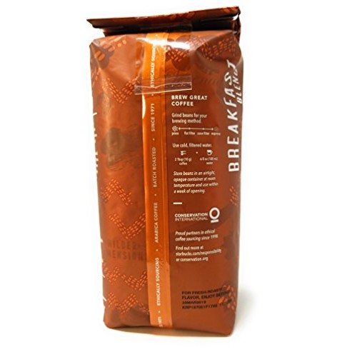 Starbucks Breakfast Blend Whole Bean Coffee Whole Bean