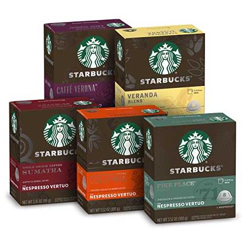 Starbucks By Nespresso Blonde, Medium, And Dark Roast Variety Pa