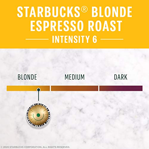 Starbucks By Nespresso Blonde Roast Espresso 50-Count Single Se