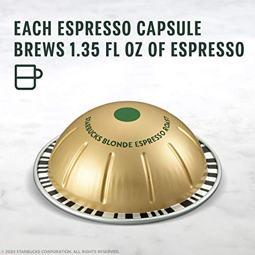 Starbucks By Nespresso Blonde Roast Espresso 50-Count Single Se