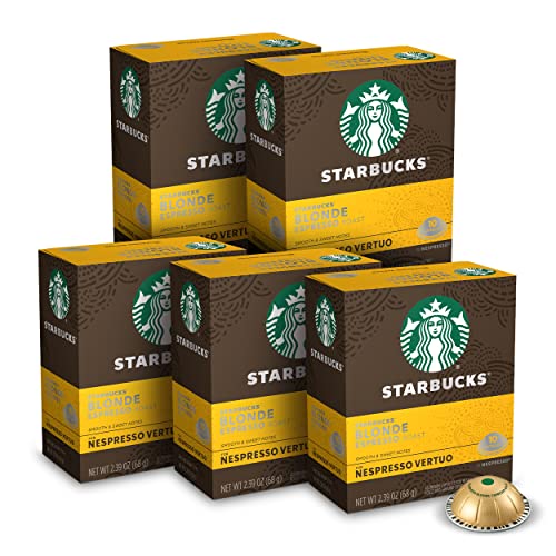 Starbucks By Nespresso Blonde Roast Espresso 50-Count Single Se