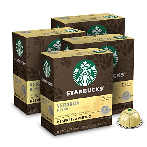 Starbucks By Nespresso Blonde Roast Veranda Blend Coffee 32-Cou