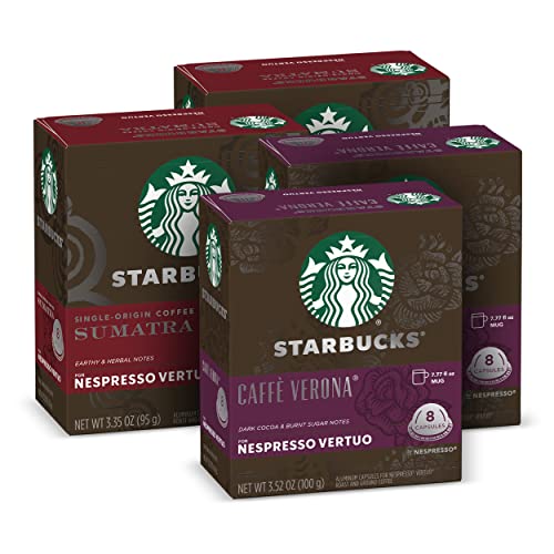 Starbucks By Nespresso Dark Roast Variety Pack Coffee 32-Count