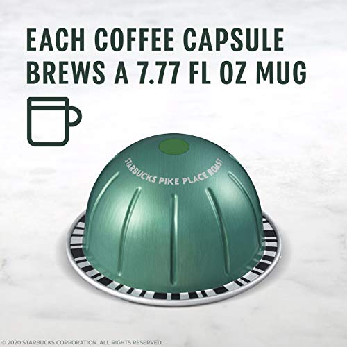 Starbucks By Nespresso Medium Roast Pike Place Roast Coffee 32-