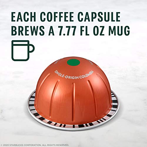 Starbucks by Nespresso Medium Roast Single-Origin Colombia Coffe...