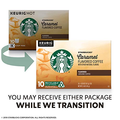 Starbucks Caramel Flavored Medium Roast Single Cup Coffee For Ke