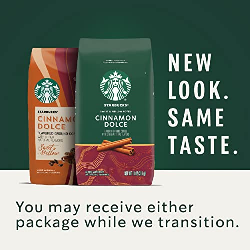 Starbucks Flavored Ground Coffee — Cinnamon Dolce — No Artificia