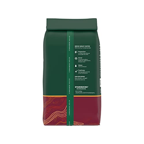 Starbucks Flavored Ground Coffee — Cinnamon Dolce — No Artificia