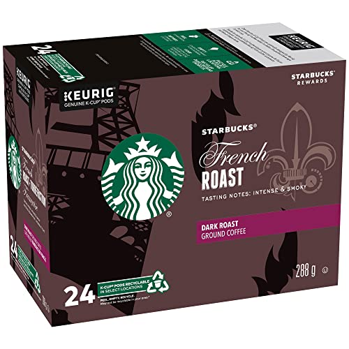 Starbucks Coffee K-Cup Pods, French Roast, 24 Ct