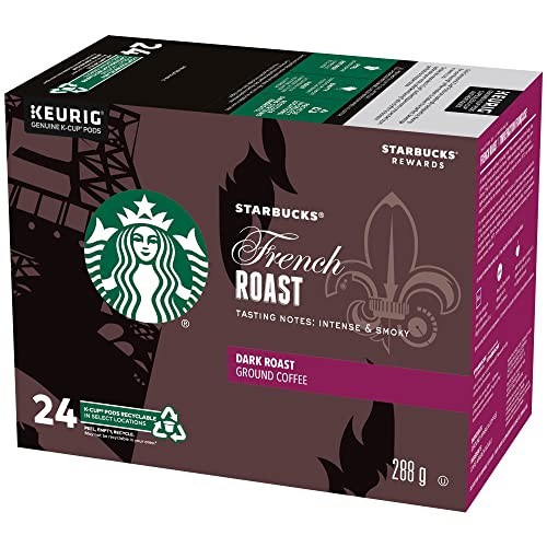 Starbucks Coffee K-Cup Pods, French Roast, 24 Ct