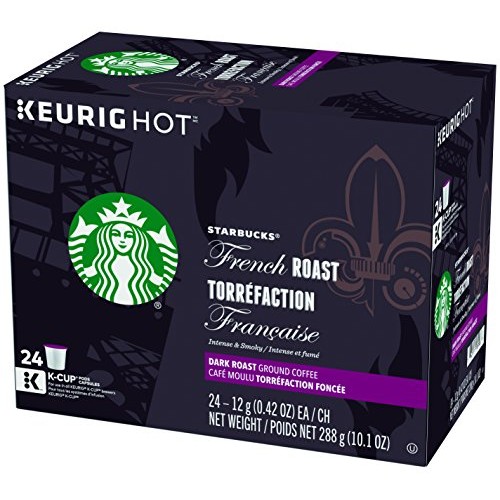 Starbucks Coffee K-Cup Pods, French Roast, 24 Ct