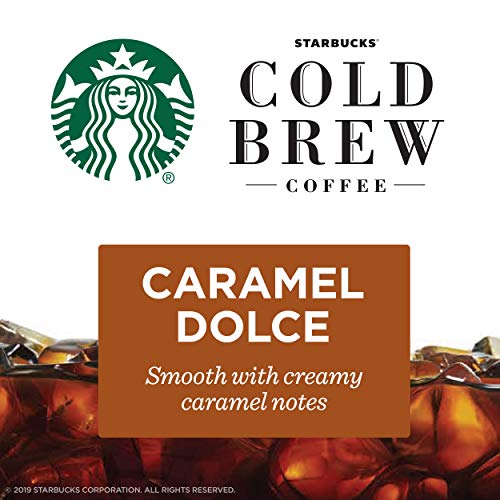 Starbucks Cold Brew Coffee — Caramel Dolce Flavored — Single-Ser