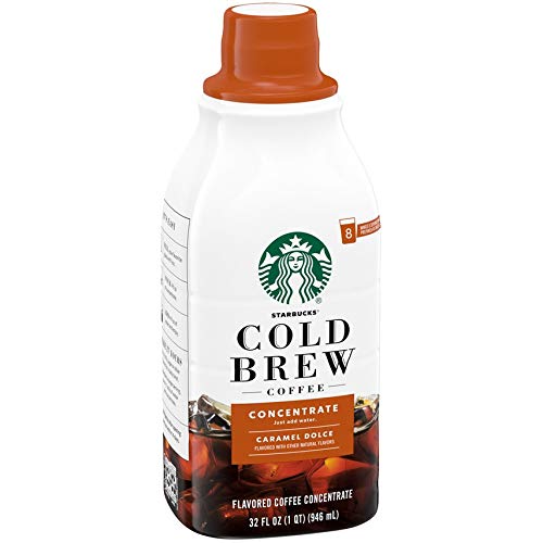 Starbucks Cold Brew Concentrate, 32 Fl Oz Caramel Dolce