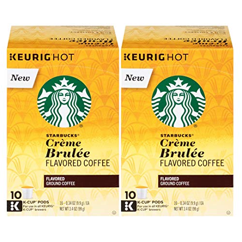Starbucks Crème Brulée Flavored Blonde Roast Single Cup Coffee F