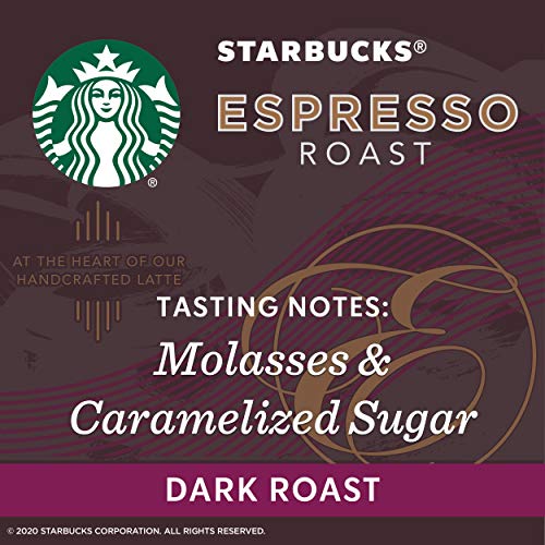 Starbucks Dark Espresso Roast Ground Coffee, 12 Ounce Pack Of 6