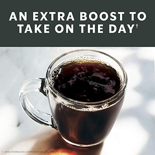 Starbucks Dark Roast Coffee K-Cups With 2X Caffeine | Coffee Pod