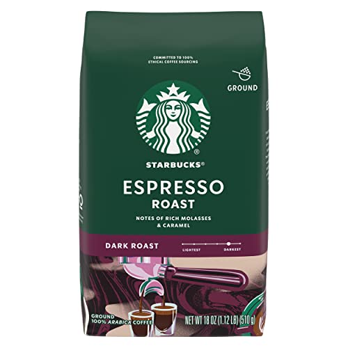 Starbucks Dark Roast Ground Coffee — Espresso Roast — 100% Arabi
