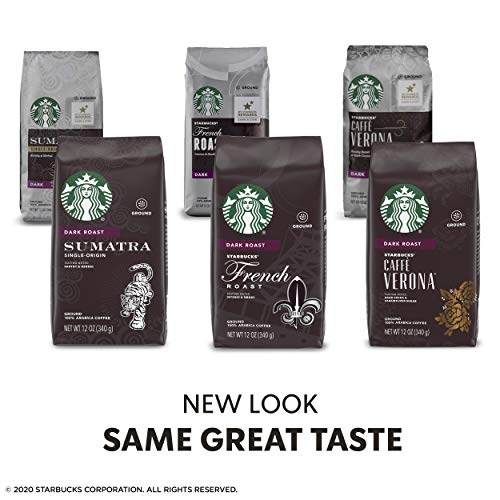 Starbucks Dark Roast Ground Coffee — Variety Pack — 3 Bags 12 O Starbucks Dark Roast Ground Coffee — Variety Pack — 3 Bags 12 O