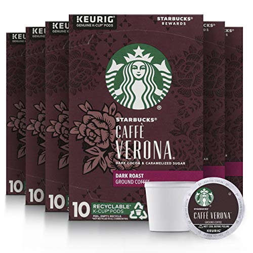 Starbucks Dark Roast K-Cup Coffee Pods — Caffè Verona For Keurig