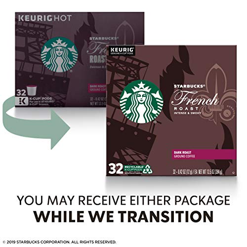 Starbucks Dark Roast K-Cup Coffee Pods — French Roast For Keurig
