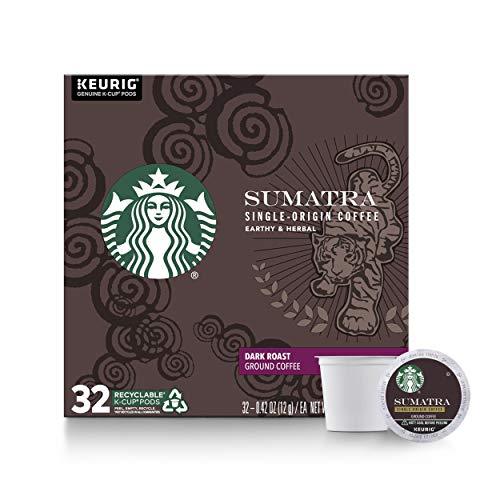 Starbucks Dark Roast K-Cup Coffee Pods — Sumatra For Keurig Brew