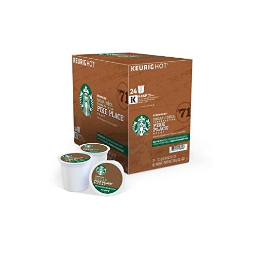 Starbucks Decaf Coffee K-Cup Pods, Pike Place, 24 Ct