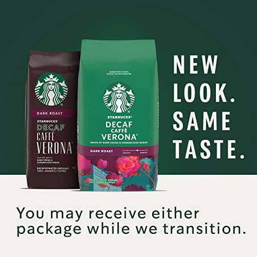 Starbucks Decaf Ground Coffee — Decaf Caffè Verona — 100% Arabic
