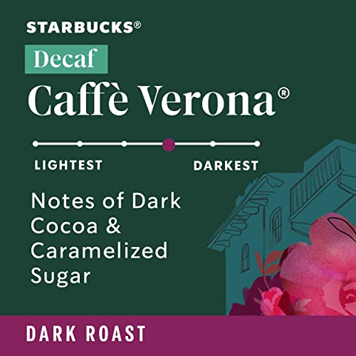 Starbucks Decaf Ground Coffee — Decaf Caffè Verona — 100% Arabic