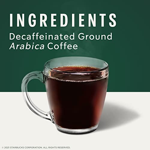 Starbucks Decaf Ground Coffee — Decaf Caffè Verona — 100% Arabic