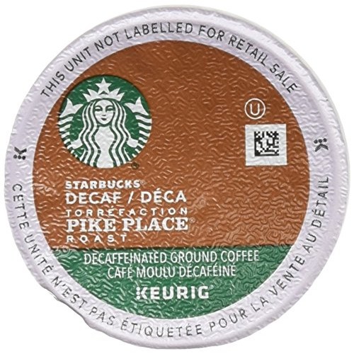 Starbucks Decaf Pike Place Roast, K-Cup For Keurig Brewers, 24 C