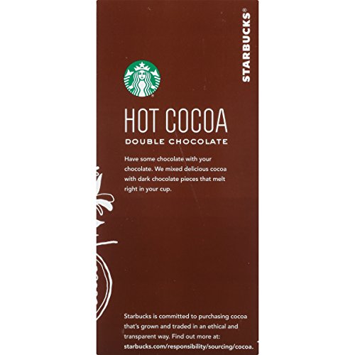 Starbucks Double Hot Chocolate Hot Cocoa Mix, 1 Ounce Packets, 8
