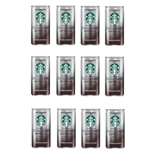 Starbucks Doubleshot Light, Espresso & Cream 6.5 oz x 12 Cans