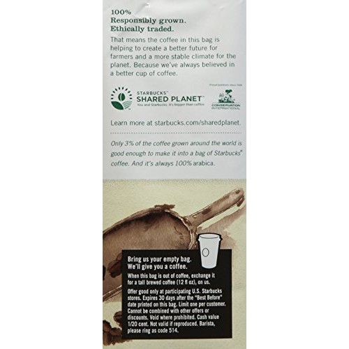 Starbucks Espresso Ground Coffee, 12 Oz Packaging May Vary