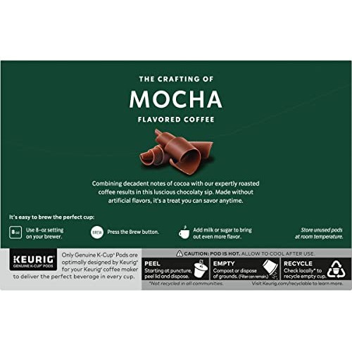 Starbucks Flavored Coffee K-Cup Pods, Mocha Flavored Coffee, Mad