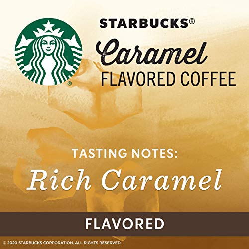 Starbucks Flavored K-Cup Coffee Pods — Caramel For Keurig Brewer