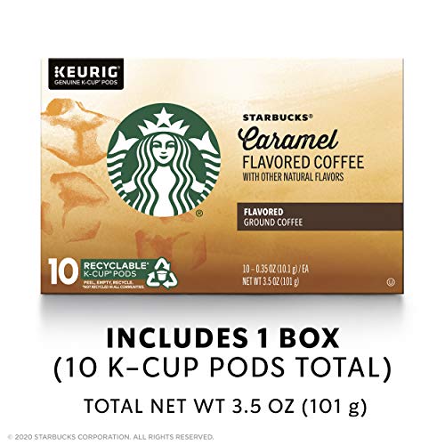 Starbucks Flavored K-Cup Coffee Pods — Caramel For Keurig Brewer