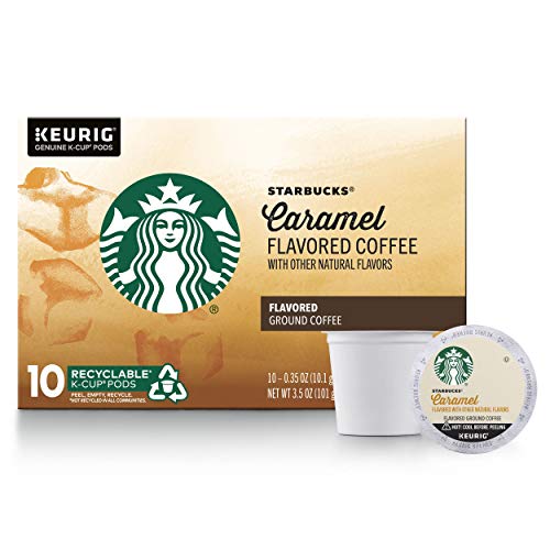 Starbucks Flavored K-Cup Coffee Pods — Caramel For Keurig Brewer