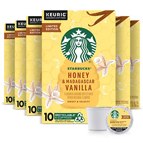 Starbucks Honey &Amp; Madagascar Vanilla K Cup Coffee, Honey Vanilla