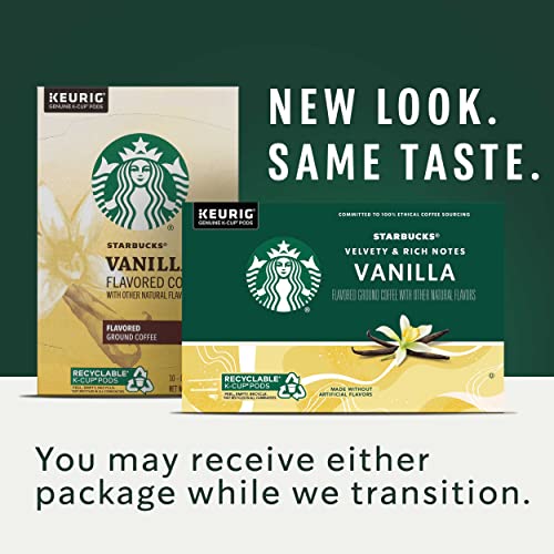 Starbucks Flavored K-Cup Coffee Pods — Vanilla For Keurig Brewer Starbucks Flavored K-Cup Coffee Pods — Vanilla For Keurig Brewer